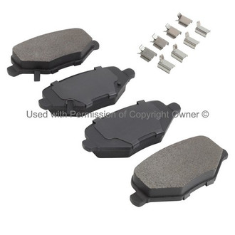 Quality-Built® - Black Series New Semi-Metallic Rear Disc Brake Pads