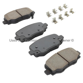 Quality-Built® - Black Series New Ceramic Rear Disc Brake Pads