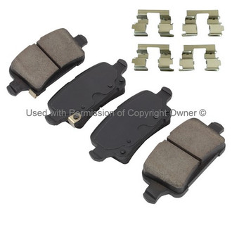 Quality-Built® - Black Series New Ceramic Rear Disc Brake Pads