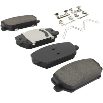 Quality-Built® 1003-2211M - Black Series Semi-Metallic Front Disc Brake Pads