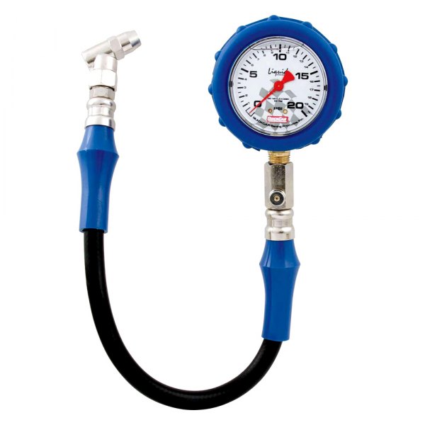 QuickCar Racing® - 0 to 20 psi Dial Liquid Filled Tire Pressure Gauge