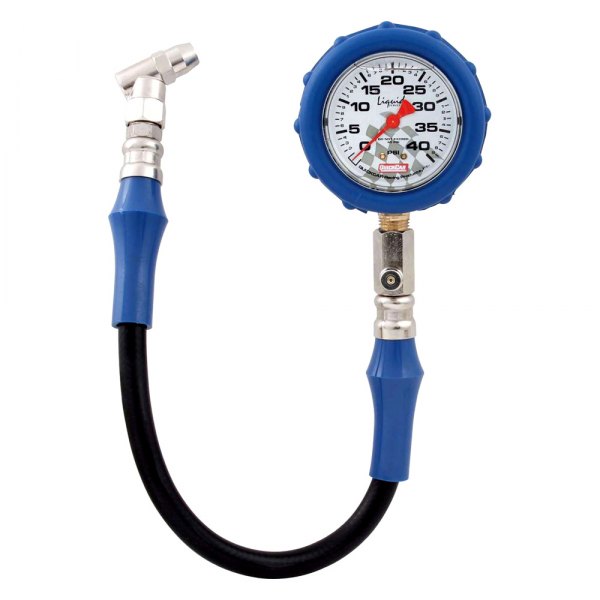QuickCar Racing® - 0 to 40 psi Dial Liquid Filled Tire Pressure Gauge