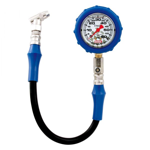 QuickCar Racing® - 0 to 60 psi Dial Liquid Filled Tire Pressure Gauge