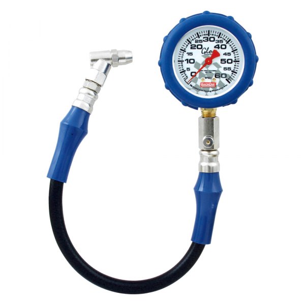 QuickCar Racing® - 0 to 60 psi Dial Glow in the Dark Tire Pressure Gauge