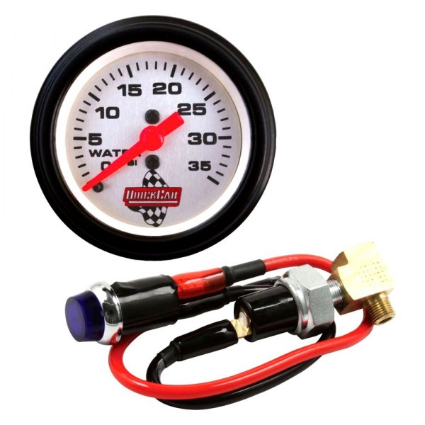 QuickCar Racing® - 2-1/16" Water Pressure Kit with Gauge, 35 PSI