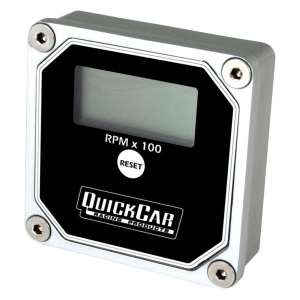 QuickCar Racing® - Quicktach LCD Recall Tachometer, Black