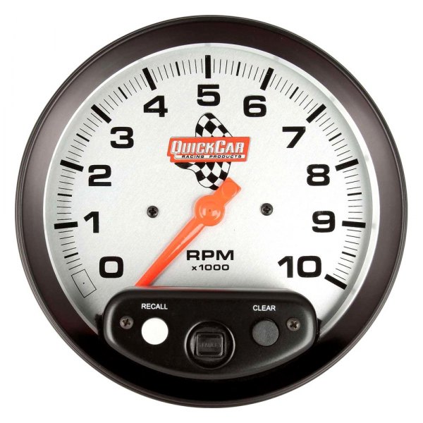 QuickCar Racing® - Standard 5" Tachometer Gauge with Memory, 10000 RPM