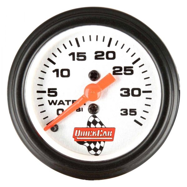 QuickCar Racing® - Standard 2-1/16" Replacement Water Pressure Gauge, 35 PSI