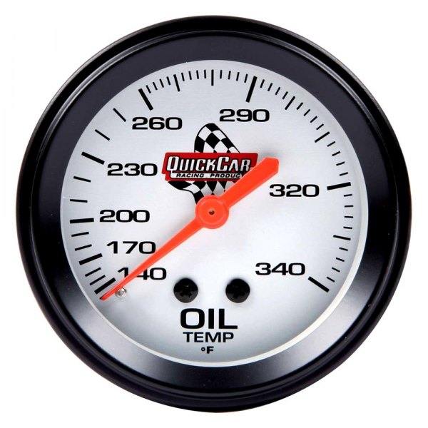 QuickCar Racing® - Standard 2-5/8" Oil Temperature Gauge, 140-280 F