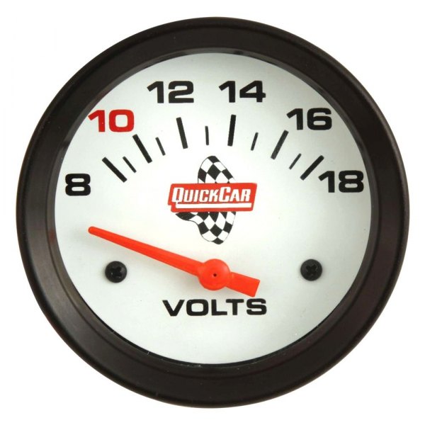 QuickCar Racing® - Extreme 2-5/8" Volt Meter Gauge, 8-18 V