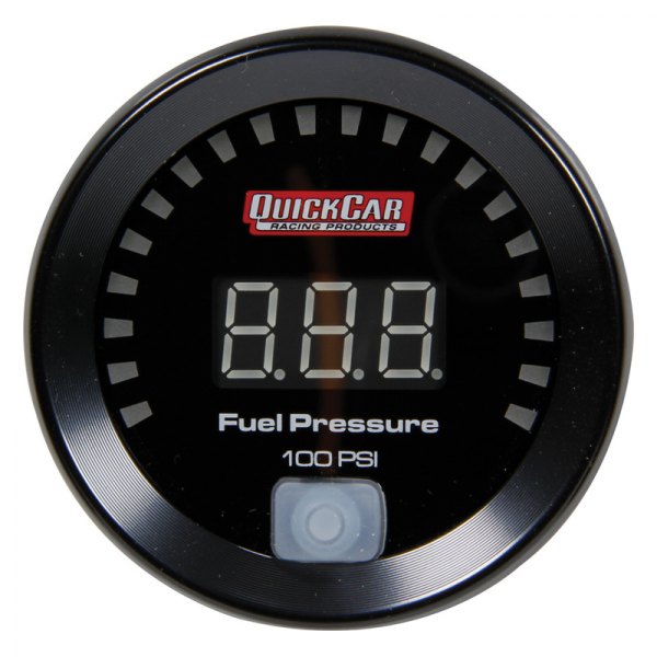 QuickCar Racing® - 2-1/16" Digital Fuel Pressure Gauge, 0-100 PSI
