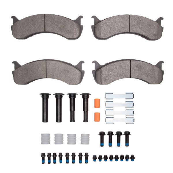 R1 Concepts® - Super Heavy Duty Semi-Metallic Rear Brake Pads