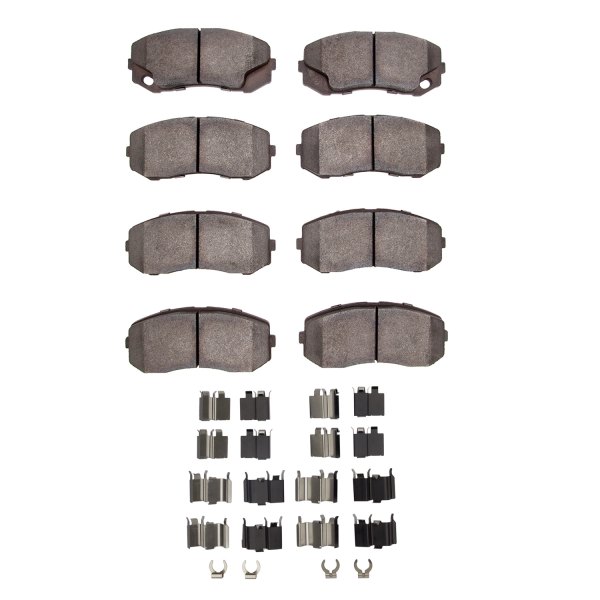 R1 Concepts® - Super Heavy Duty Semi-Metallic Rear Brake Pads