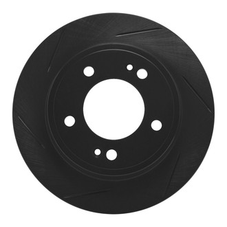 R1 Concepts® - eLINE Black Series™ Slotted 1-Piece Rear Brake Rotor