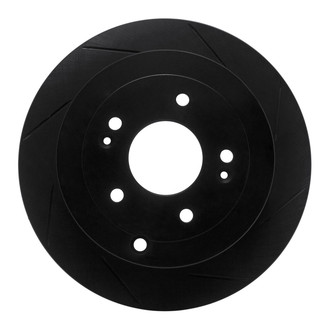R1 Concepts® - eLINE Black Series™ Slotted 1-Piece Rear Brake Rotor