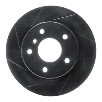 R1 Concepts® - eLINE Black Series™ Slotted 1-Piece Front Brake Rotor