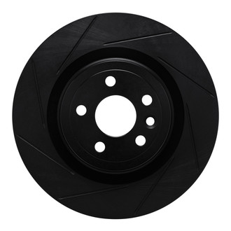 R1 Concepts® - eLINE Black Series™ Slotted 1-Piece Rear Brake Rotor