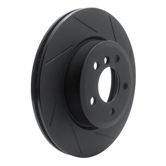 R1 Concepts® - eLINE Black Series™ Slotted 1-Piece Front Passenger Side Brake Rotor