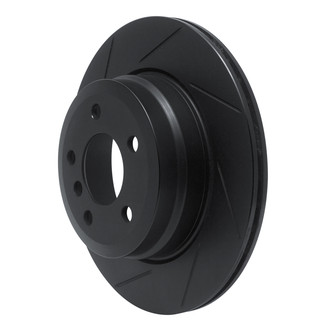 R1 Concepts® - eLINE Black Series™ Slotted 1-Piece Rear Driver Side Brake Rotor