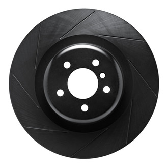 R1 Concepts® - eLINE Black Series™ Slotted 1-Piece Rear Driver Side Brake Rotor