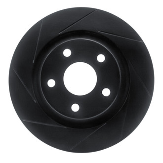 R1 Concepts® - eLINE Black Series™ Slotted 1-Piece Front Brake Rotor