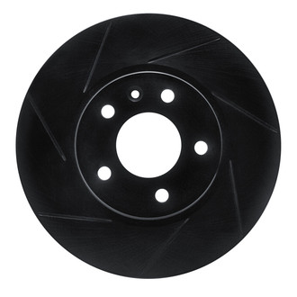 R1 Concepts® - eLINE Black Series™ Slotted 1-Piece Front Brake Rotor