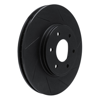 R1 Concepts® - eLINE Black Series™ Slotted 1-Piece Front Passenger Side Brake Rotor
