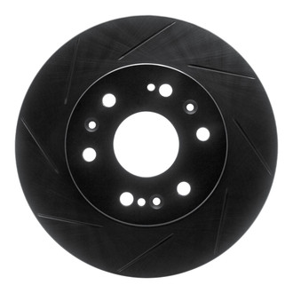 R1 Concepts® - eLINE Black Series™ Slotted 1-Piece Rear Brake Rotor