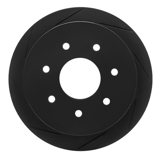 R1 Concepts® - eLINE Black Series™ Slotted 1-Piece Rear Brake Rotor
