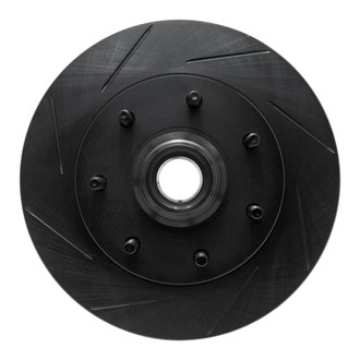 R1 Concepts® - eLINE Black Series™ Slotted 1-Piece Front Brake Rotor