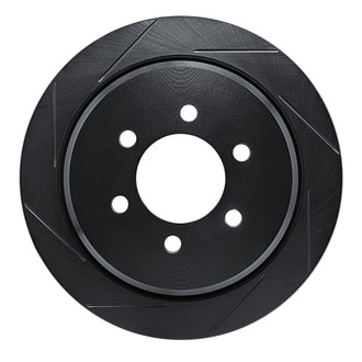 R1 Concepts® - eLINE Black Series™ Slotted 1-Piece Rear Brake Rotor