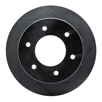 R1 Concepts® - eLINE Black Series™ Slotted 1-Piece Rear Brake Rotor