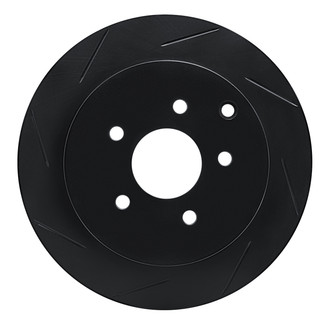 R1 Concepts® - eLINE Black Series™ Slotted 1-Piece Rear Brake Rotor