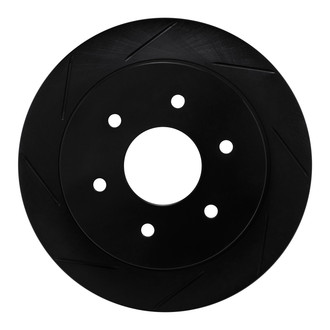 R1 Concepts® - eLINE Black Series™ Slotted 1-Piece Rear Brake Rotor
