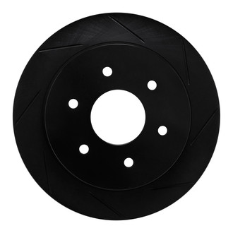 R1 Concepts® - eLINE Black Series™ Slotted 1-Piece Rear Brake Rotor