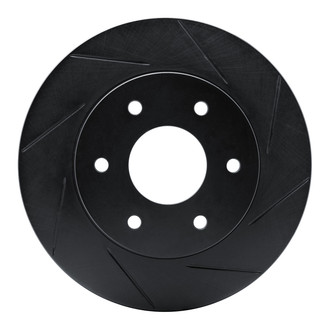 R1 Concepts® - eLINE Black Series™ Slotted 1-Piece Front Brake Rotor