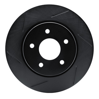 R1 Concepts® - eLINE Black Series™ Slotted 1-Piece Rear Brake Rotor