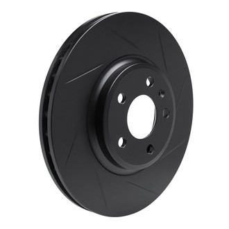 R1 Concepts® - eLINE Black Series™ Slotted 1-Piece Front Passenger Side Brake Rotor