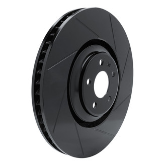 R1 Concepts® - eLINE Black Series™ Slotted 1-Piece Front Passenger Side Brake Rotor