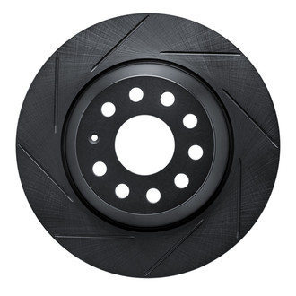 R1 Concepts® - eLINE Black Series™ Slotted 1-Piece Rear Brake Rotor