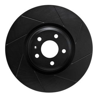 R1 Concepts® - eLINE Black Series™ Slotted 1-Piece Front Passenger Side Brake Rotor