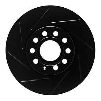 R1 Concepts® - eLINE Black Series™ Slotted 1-Piece Front Brake Rotor