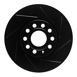 R1 Concepts® - eLINE Black Series™ Slotted 1-Piece Front Brake Rotor