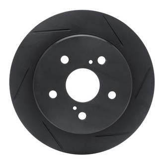 R1 Concepts® - eLINE Black Series™ Slotted 1-Piece Rear Brake Rotor
