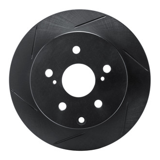 R1 Concepts® - eLINE Black Series™ Slotted 1-Piece Rear Brake Rotor