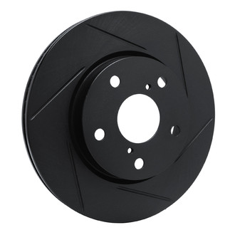 R1 Concepts® - eLINE Black Series™ Slotted 1-Piece Front Brake Rotor