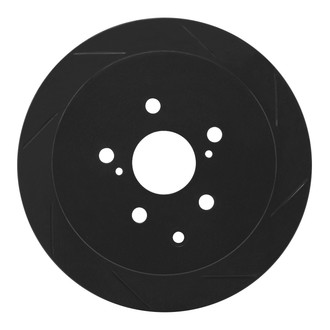 R1 Concepts® - eLINE Black Series™ Slotted 1-Piece Rear Brake Rotor