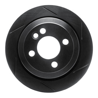 R1 Concepts® - eLINE Black Series™ Slotted 1-Piece Rear Brake Rotor