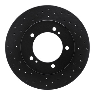 R1 Concepts® - eLINE Black Series™ Drilled 1-Piece Front Brake Rotor