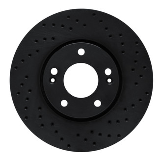 R1 Concepts® - eLINE Black Series™ Drilled 1-Piece Front Brake Rotor